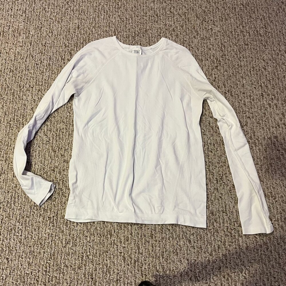 Athleta Girl Power Up Seamless Regular Length Long Sleeve Tee